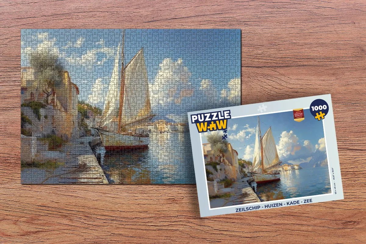 PuzzleWow Zeilschip Legpuzzel 1000 Stuks