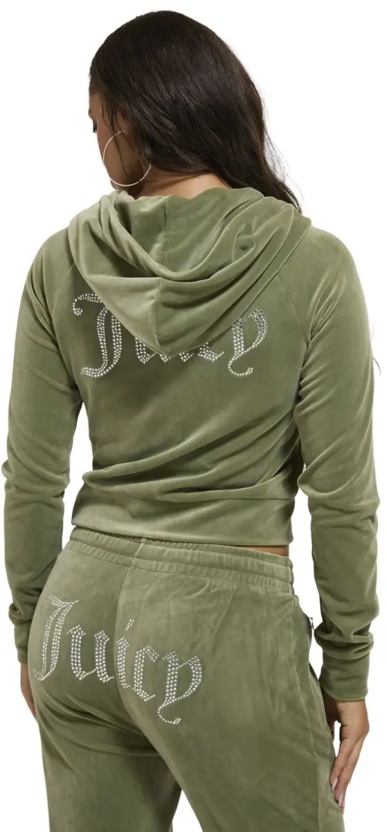 Juicy Couture Juicy Couture Madison Classic Velour Hoodie With Juicy Logo