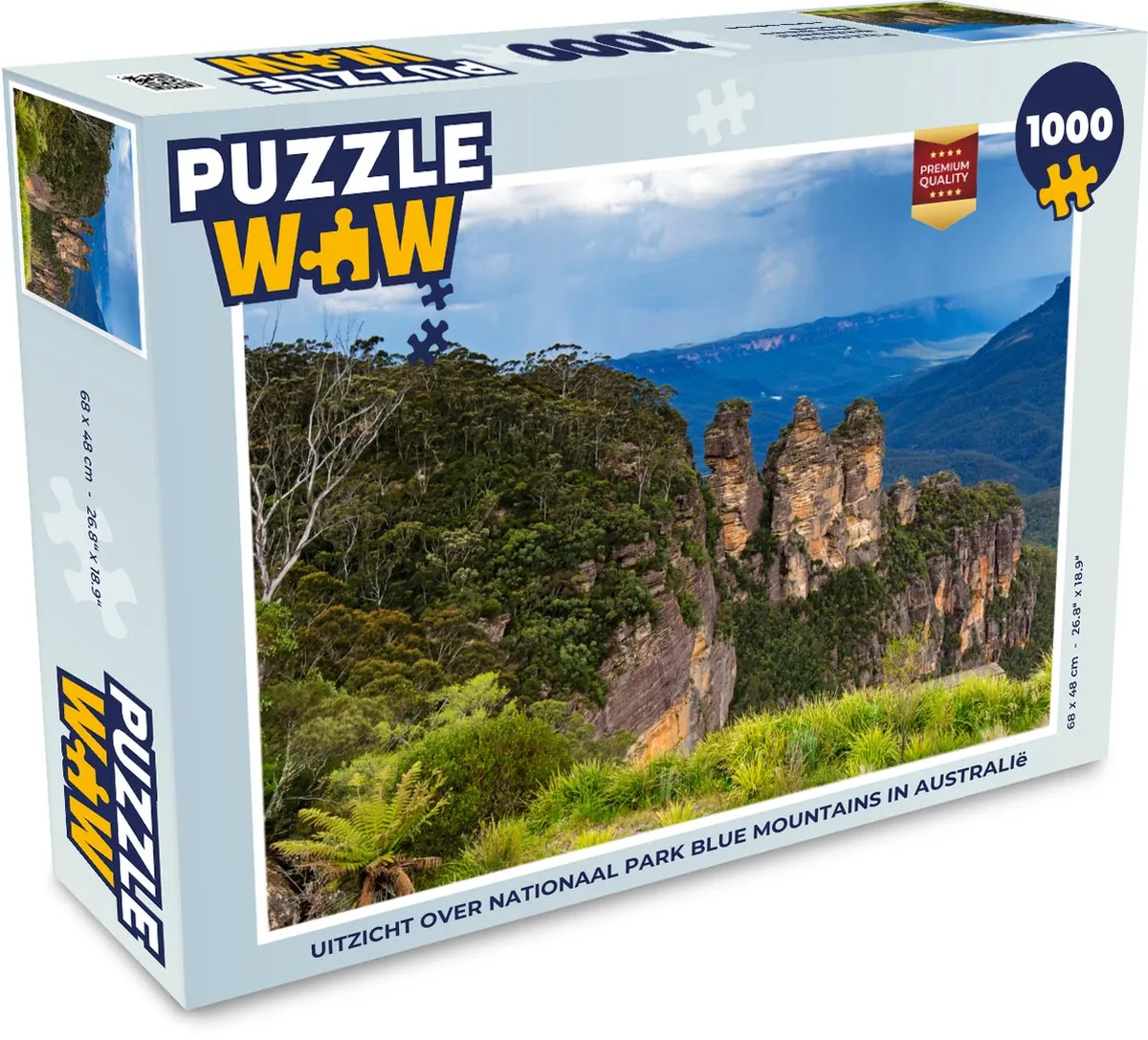 PuzzleWow Legpuzzel Blue Mountains Australië 1000 Stuks