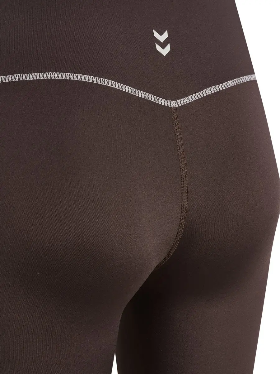 Hummel Pulse Retro High Waist Tights - M - Shale