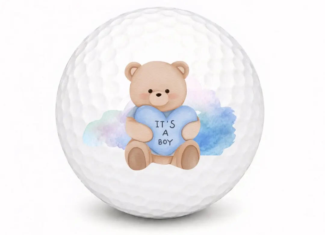 Golfballen It's a Boy Teddybeer