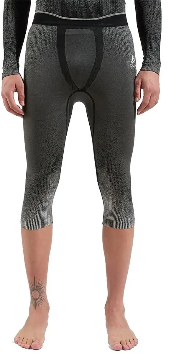Odlo Performance Warm Blackcomb 3/4 Fietsbroek Grijs L Man