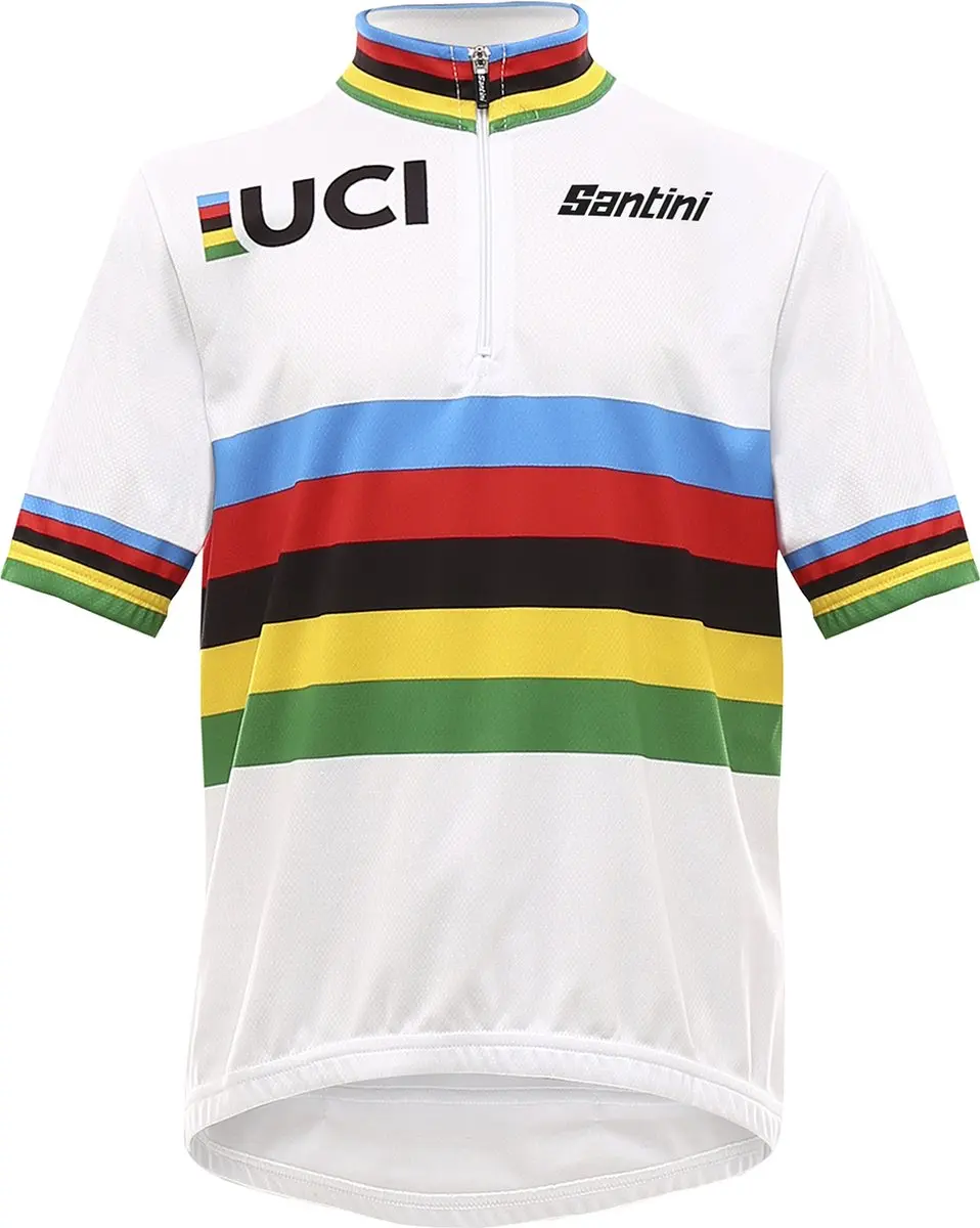 Santini UCI Wereldkampioen Short Sleeve Jersey 12 - Maat 11/12