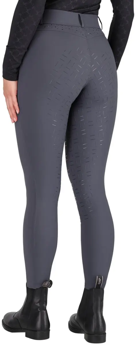 QHP Livora Full Grip Paardrijbroek 34 - Grijs