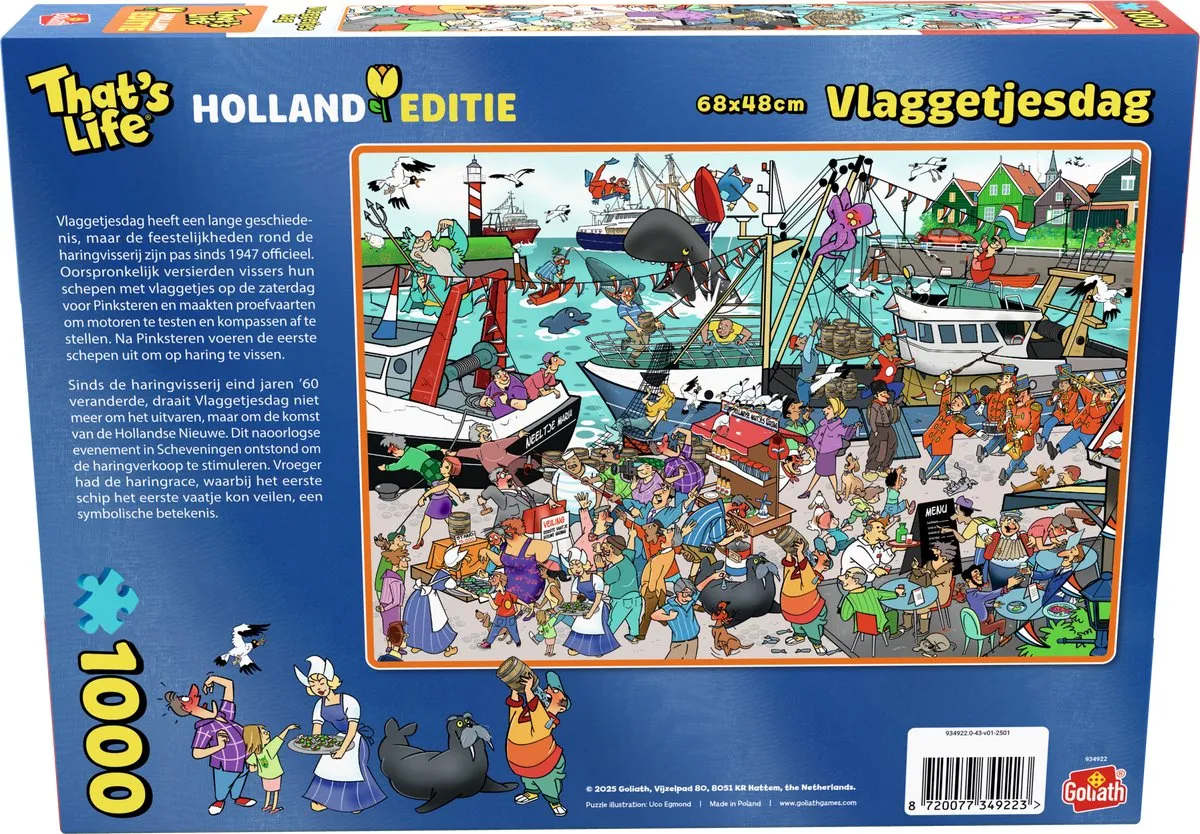 Goliath That's Life Vlaggetjesdag Legpuzzel 1000 Stuks - 68x48cm