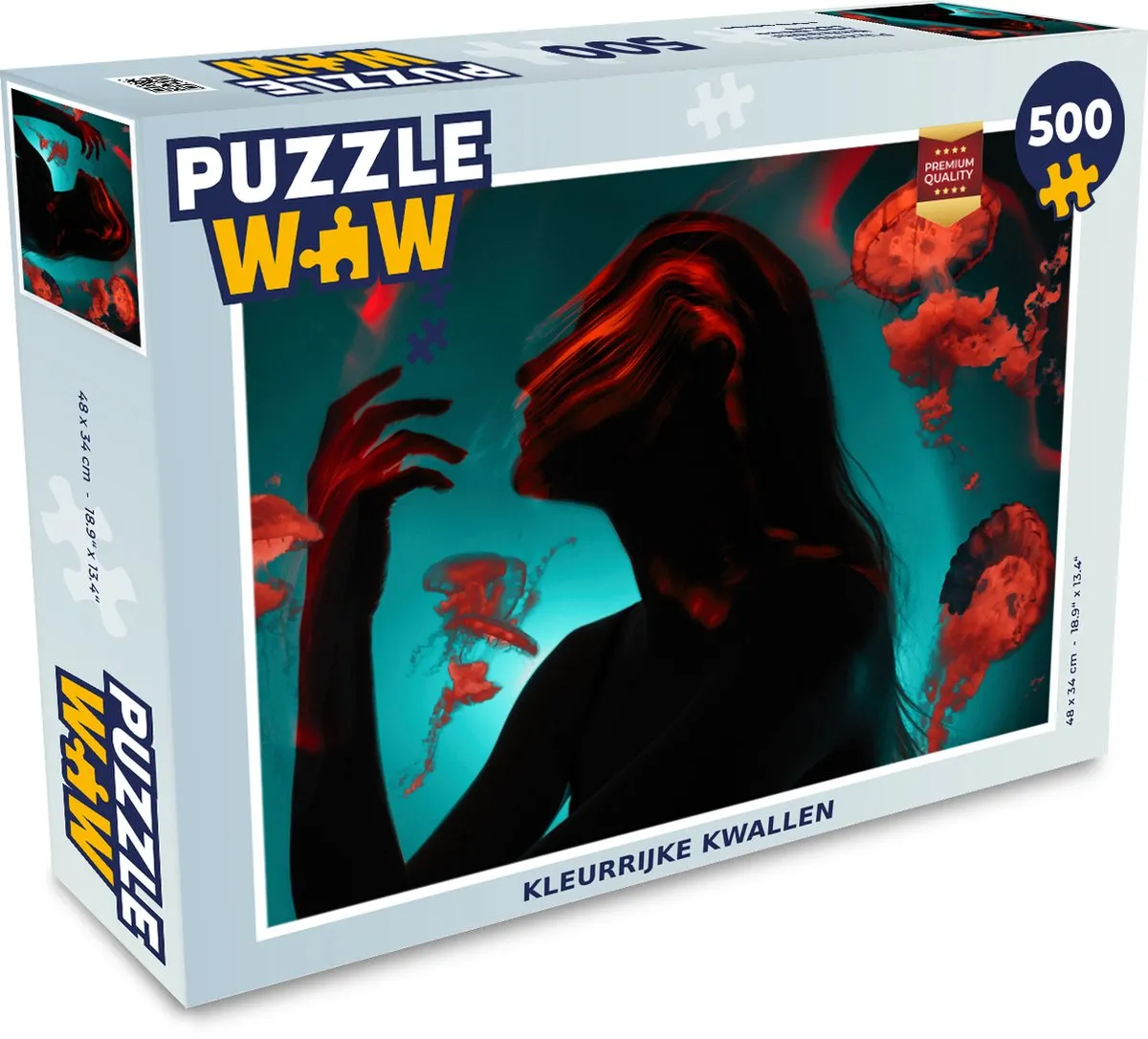 PuzzleWow Kwal Abstract Legpuzzel 500 Stuks