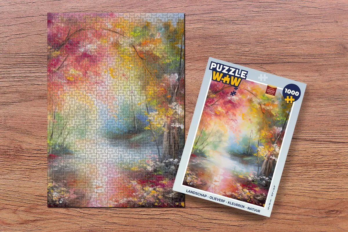 PuzzleWow Landschap Puzzel 1000 Stuks - Multicolor
