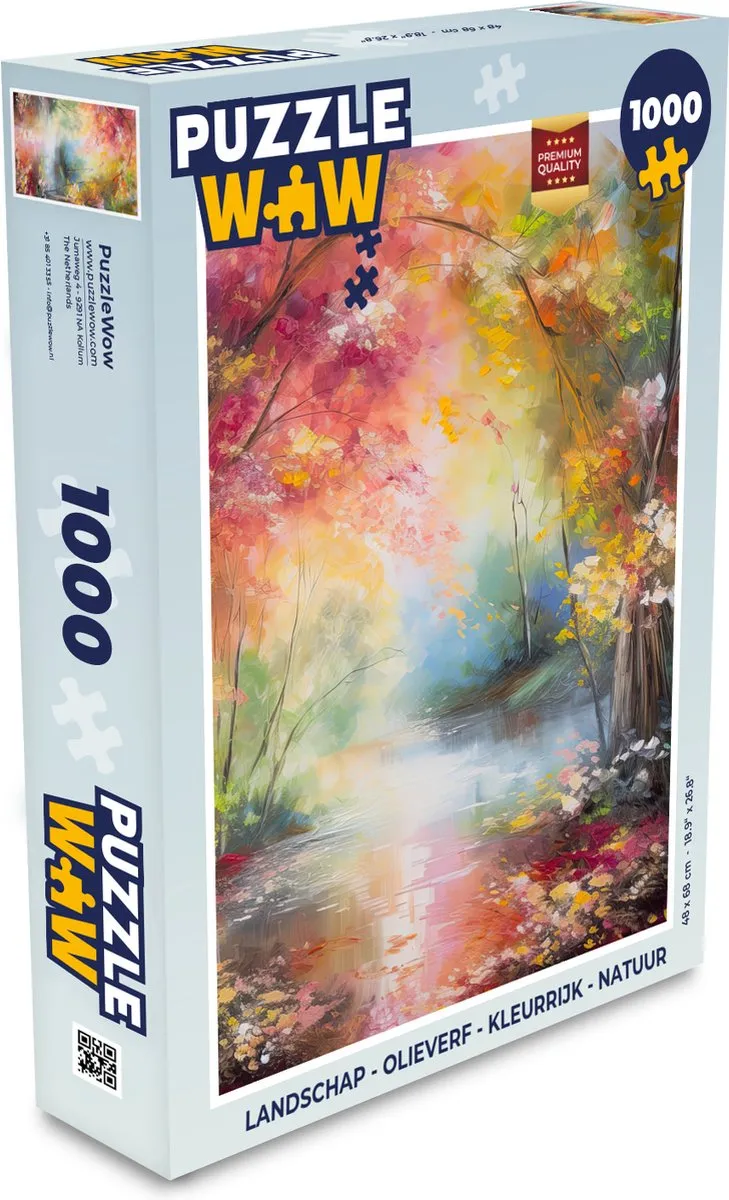 PuzzleWow Landschap Puzzel 1000 Stuks