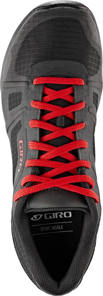 Giro Gauge Heren Mountainbikeschoenen - Zwart/Rood - afbeelding 6 van 6