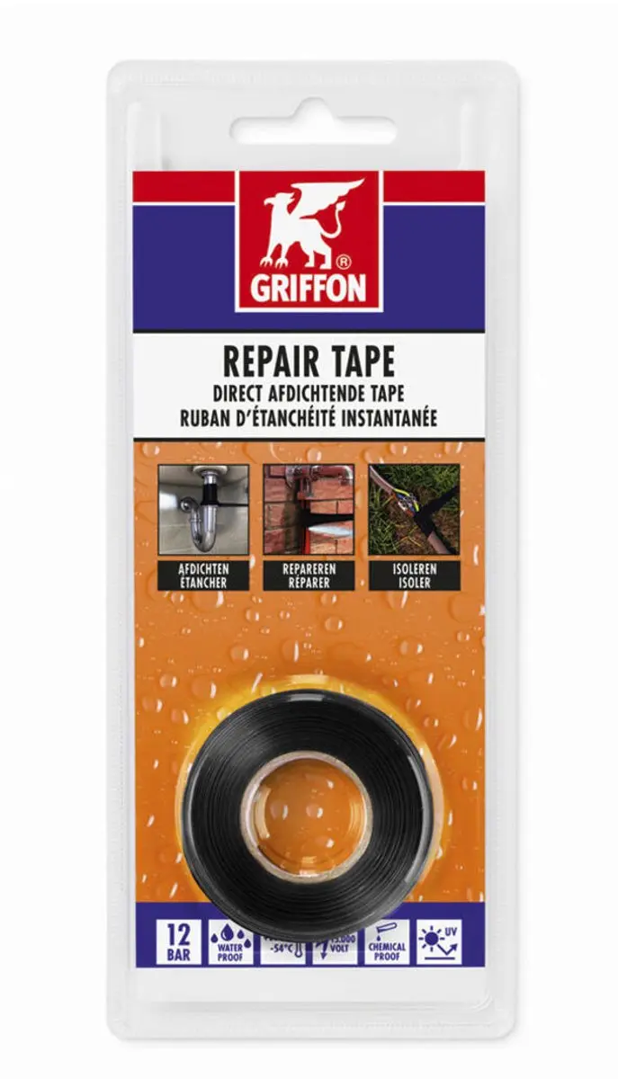 Griffon reparatietape zwart
