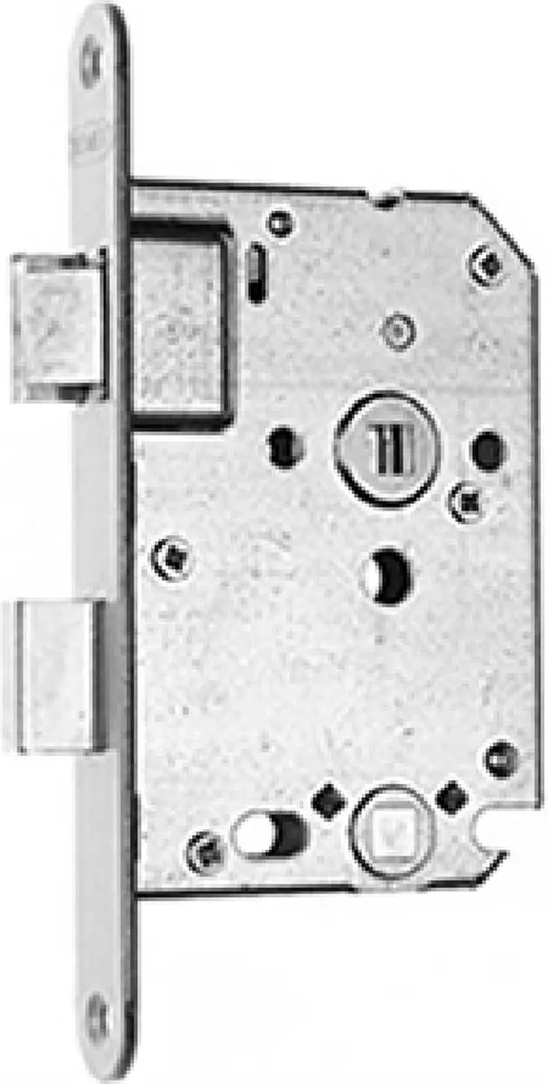 Nemef 1264 Insteekslot - Hollands links - 63mm - Wit - afbeelding 5 van 6