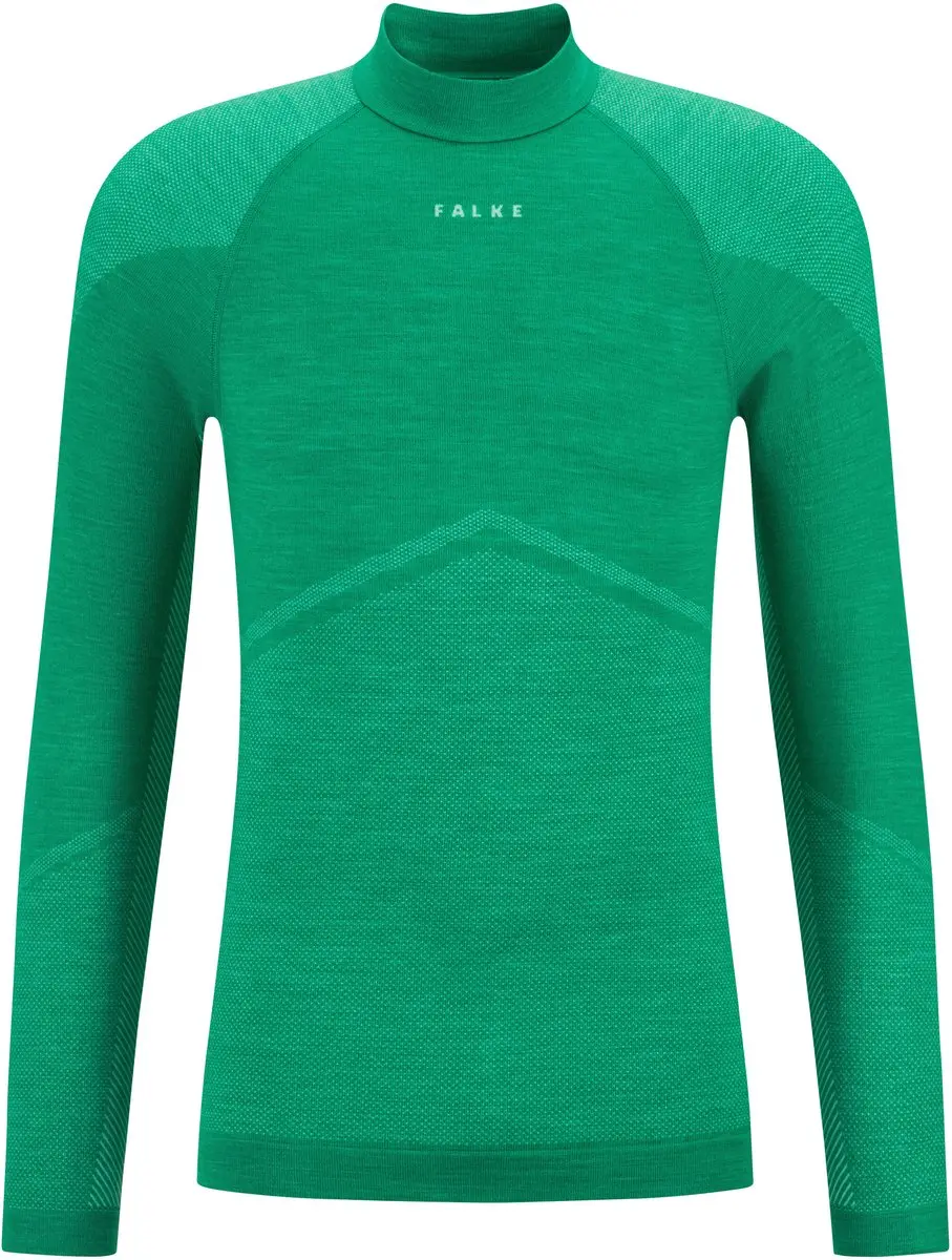 FALKE Wool-Tech Round Neck sneldrogend wol functioneel functioneel shirt met lan