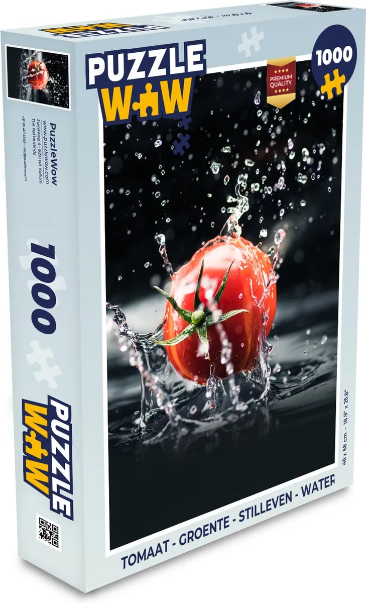 PuzzleWow Tomaat Groente Stilleven Legpuzzel 1000 Stuks - Multicolor