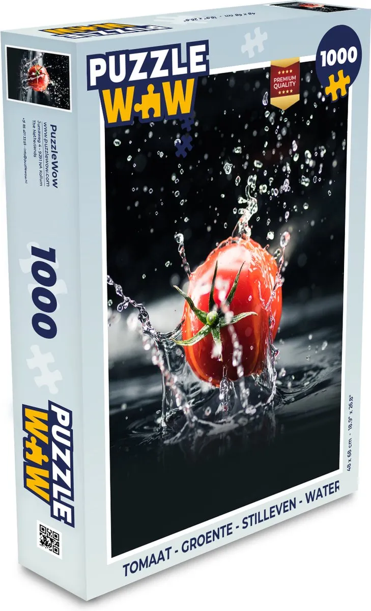 PuzzleWow Tomaat Groente Stilleven Legpuzzel 1000 Stuks