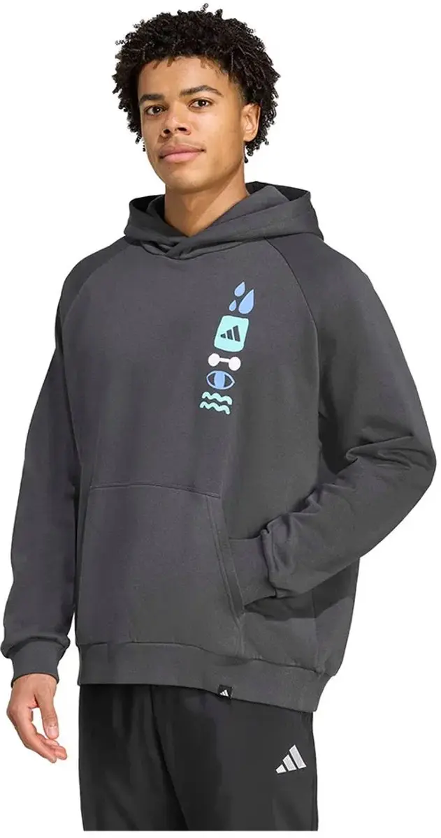 Adidas Power Graphic Hoodie M
