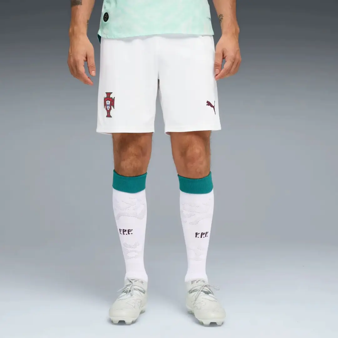 PUMA Short Buiten Portugal Coupe du Monde 2026 - XL - Wit/Green Lagoon