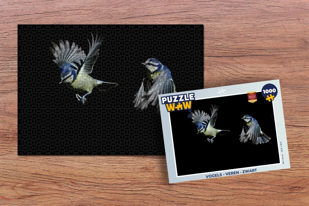 PuzzleWow Vogels Legpuzzel 1000 Stuks - Multicolor