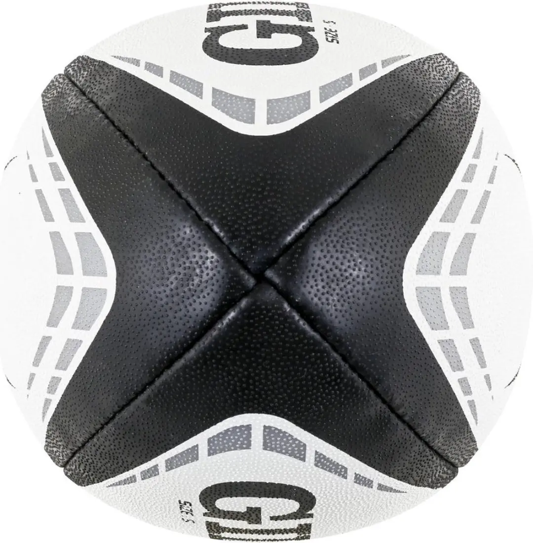 Gilbert G-Tr4000 Rugbybal Maat 5 - Wit/Zwart - afbeelding 3 van 6