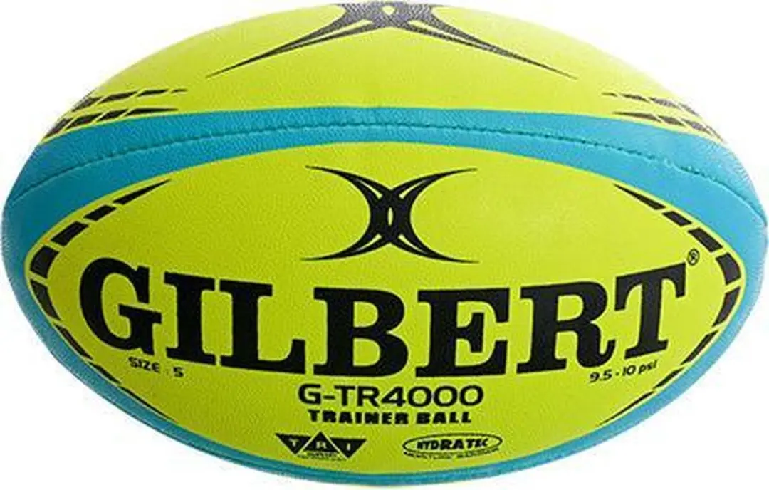 Gilbert G-Tr4000 Rugbybal Maat 5 - Wit/Zwart - afbeelding 4 van 6