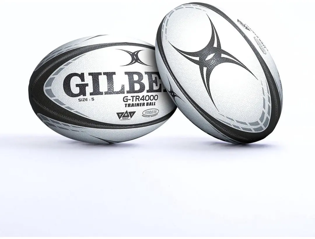 Gilbert G-Tr4000 Rugbybal Maat 5 - Wit/Zwart - afbeelding 5 van 6