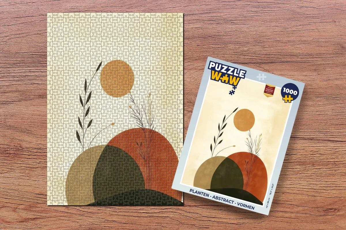 PuzzleWow Abstract Planten Legpuzzel 1000 Stuks