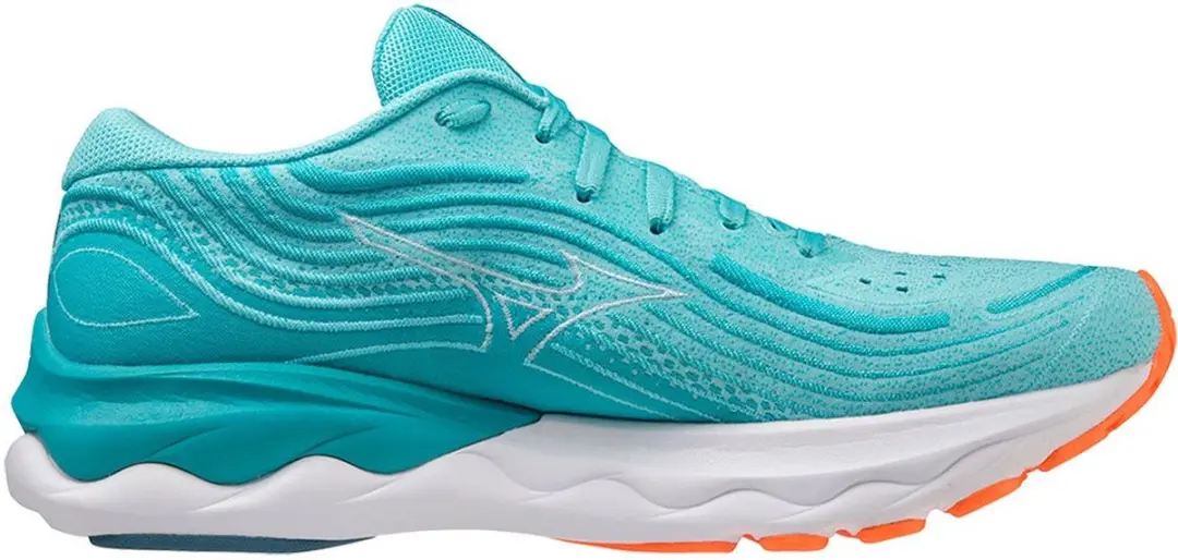 Mizuno Wave Skyrise 4 Dames Hardloopschoenen - Lichtblauw/Oranje