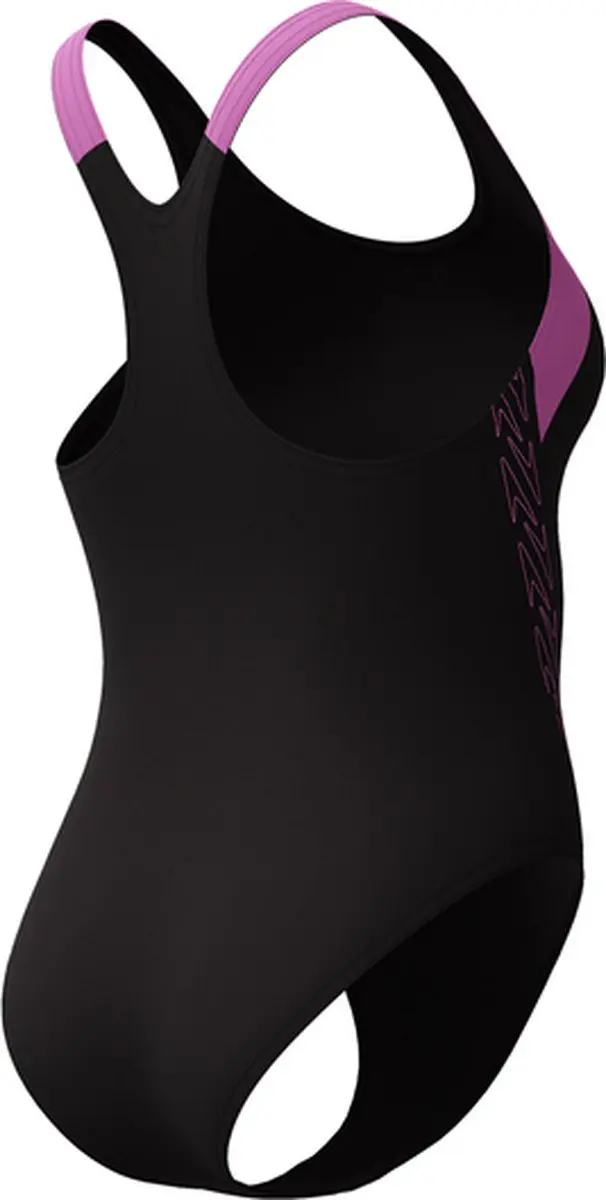 Speedo Hyperboom Splice Racerback Dames Sportbadpak - Zwart/Paars