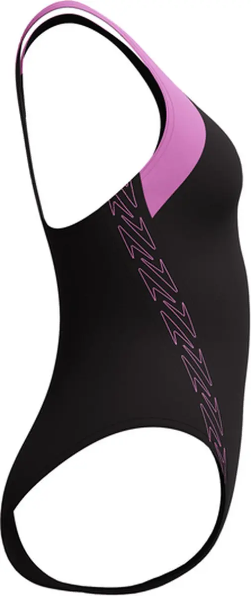 Speedo Hyperboom Splice Racerback Dames Sportbadpak - Zwart/Paars