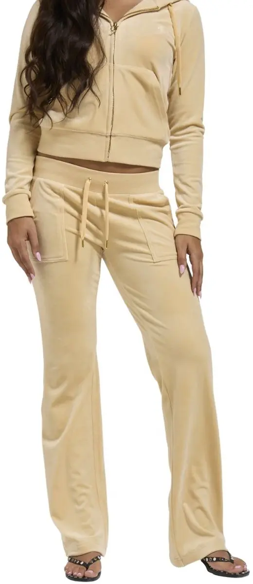 Juicy Couture Juicy Couture Del Ray Pocketed Pant Gold BOULDER
