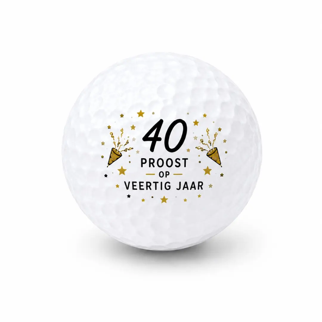 Golfballen 40 Jaar