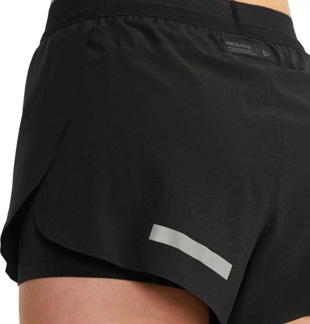 Craft Pro Hypervent Splits Shorts 2 Sportbroek L - Zwart - afbeelding 3 van 6