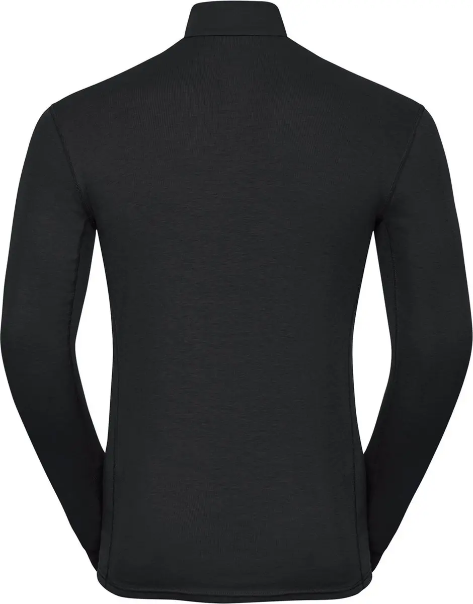 ODLO Men's ACTIVE WARM ECO Half-Zip Turtleneck Top - XXXL - Zwart - afbeelding 5 van 6