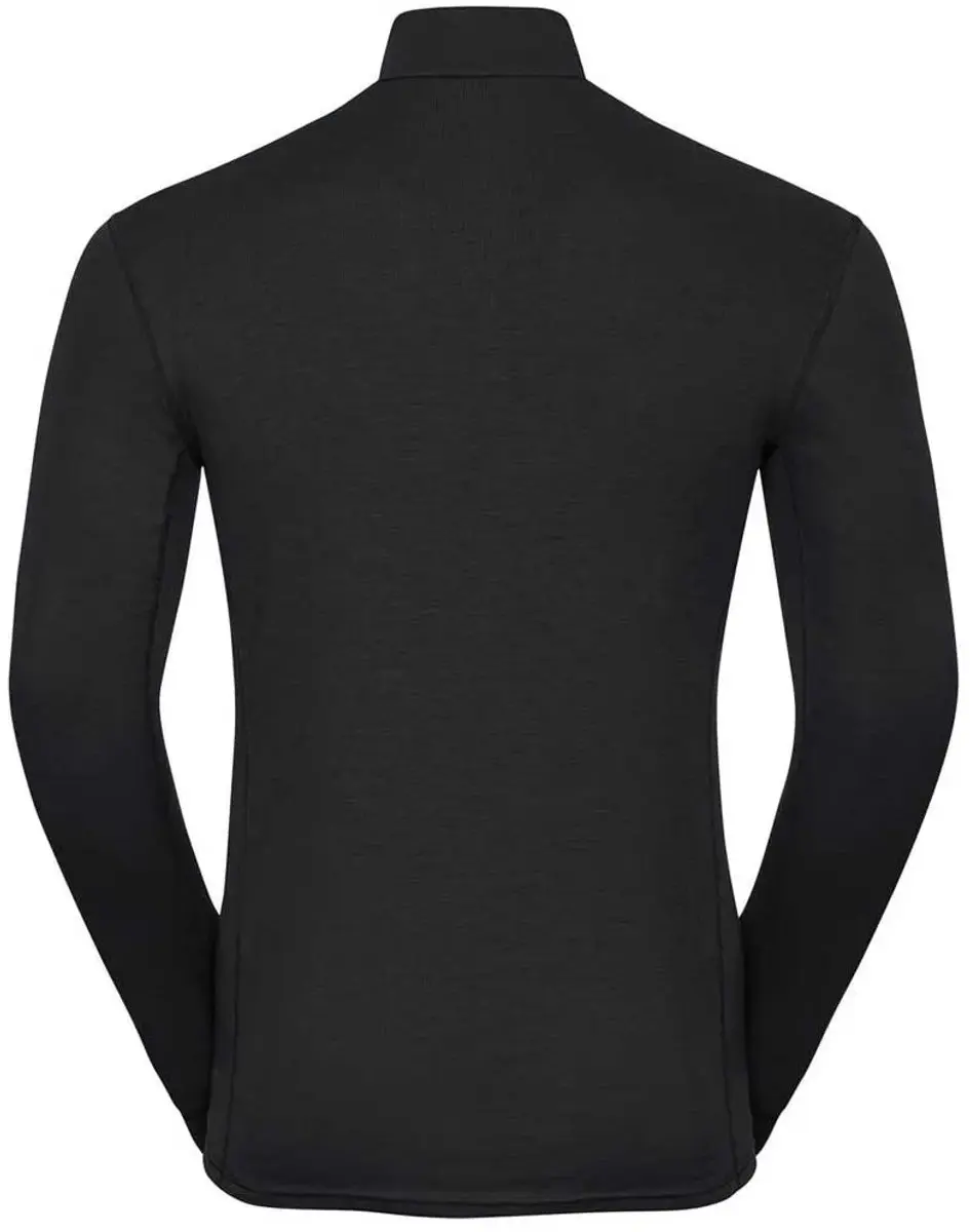 ODLO Men's ACTIVE WARM ECO Half-Zip Turtleneck Top - XXXL - Zwart - afbeelding 3 van 6