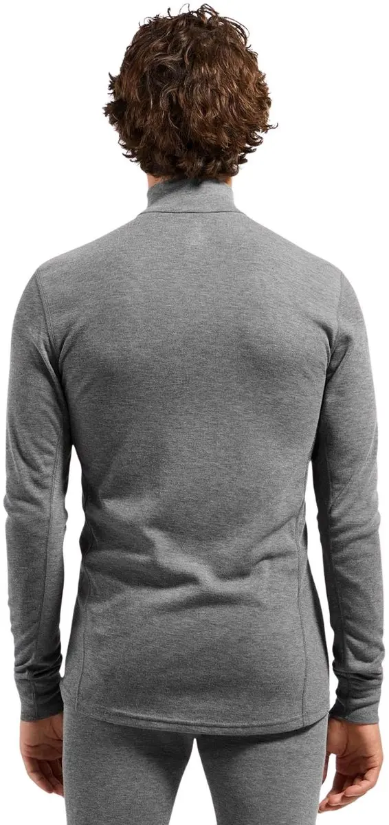 ODLO Active Warm Col 1/2 Zip Thermoshirt - M - Grijs - afbeelding 6 van 6
