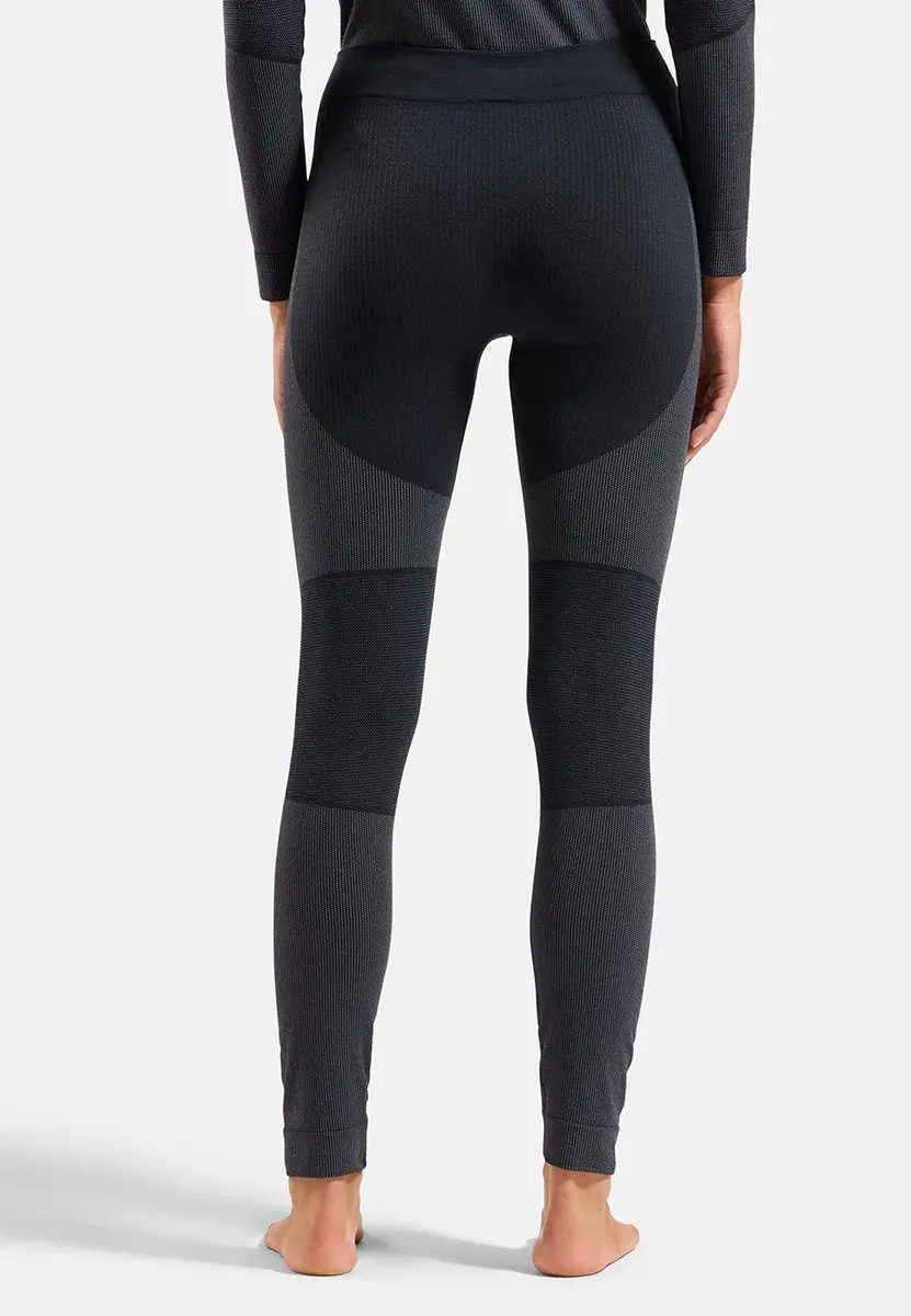 ODLO Bl Bottom Long Seamless Performance Wool Trainingsbroek - Maat L - Zwart - afbeelding 3 van 4