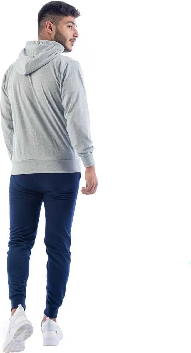 Givova King Cotone Terry Trainingspak - Blauw/Grijs XS 10-12 jaar - afbeelding 2 van 5