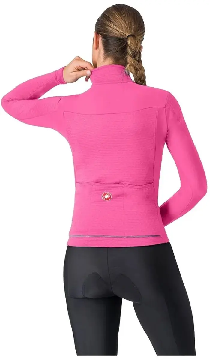 Castelli Sfida 3 Trui Lange Mouwen - M - Violet/Red