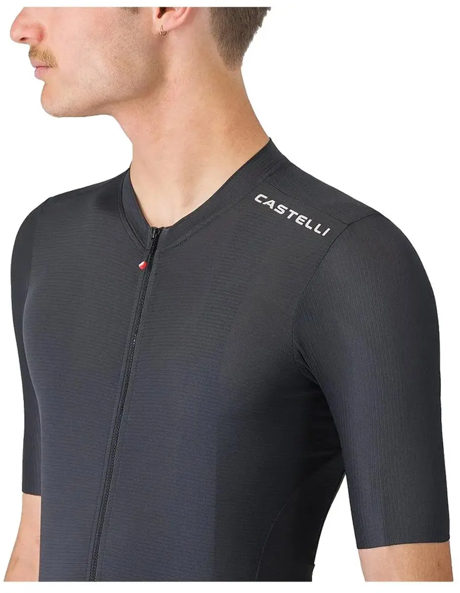 Castelli Espresso 2 Korte Mouw Wielertrui XS - Zwart