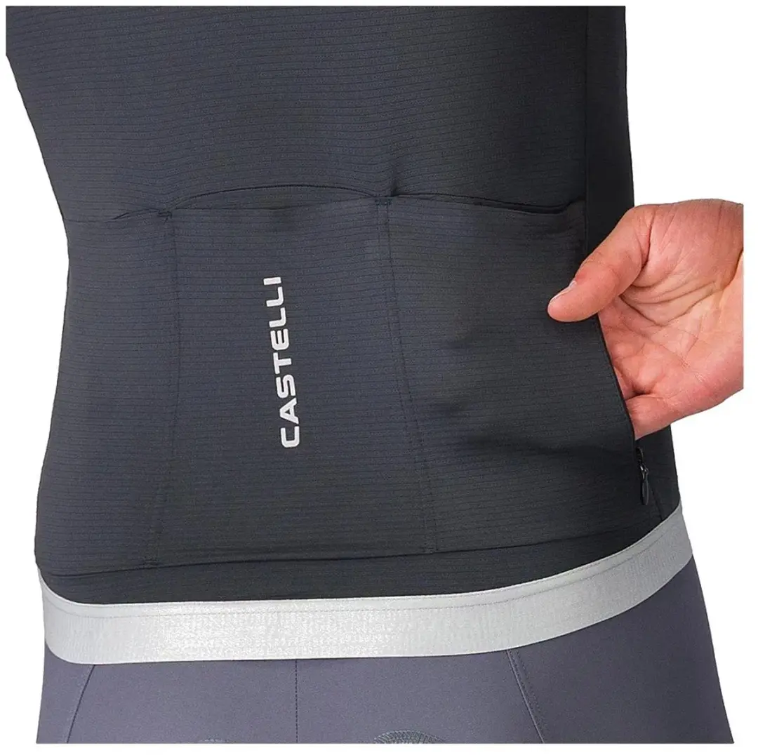 Castelli Espresso 2 Korte Mouw Wielertrui XS - Zwart