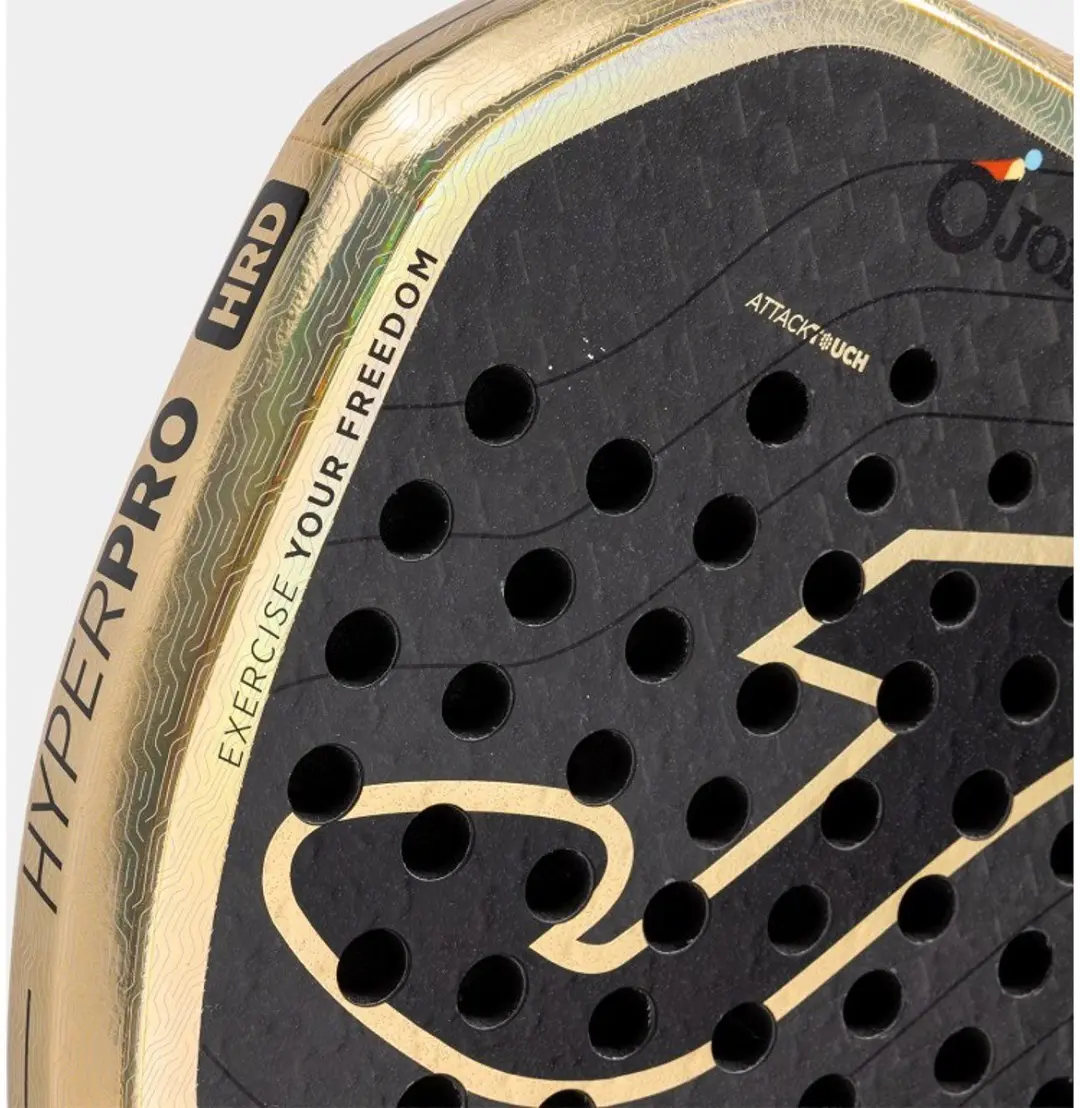 Joma Hyper Pro HRD Padelracket - L2 - Zwart/Goud - afbeelding 3 van 6