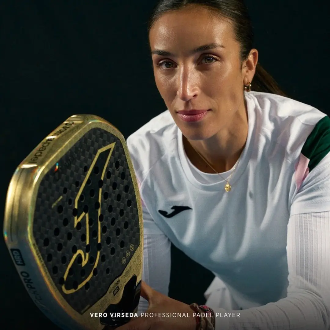 Joma Hyper Pro HRD Padelracket - L2 - Zwart/Goud - afbeelding 2 van 6