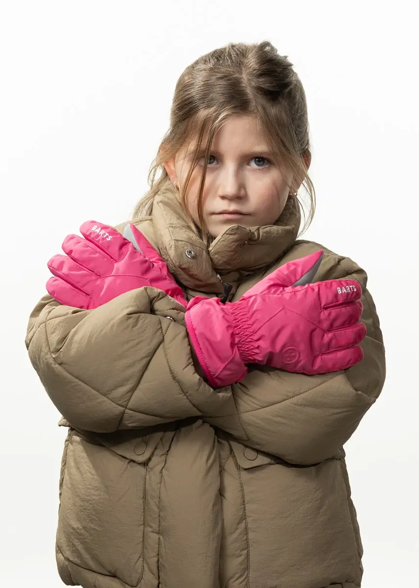 Barts Basic Skiglovens Kids - Maat 3 - Roze