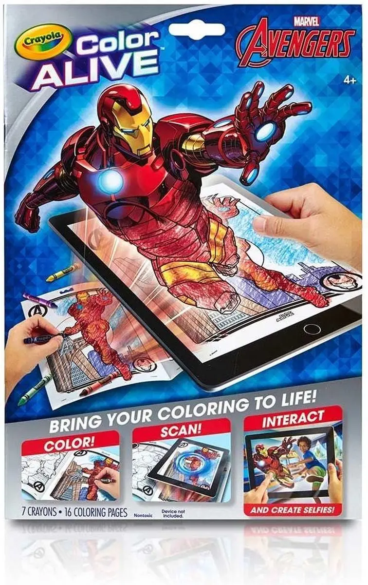 Crayola Marvel Avengers Color Alive