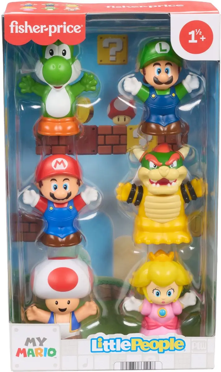 Fisher-Price Little People My Mario Figure 6-Pack - Meerkleurig - afbeelding 3 van 6