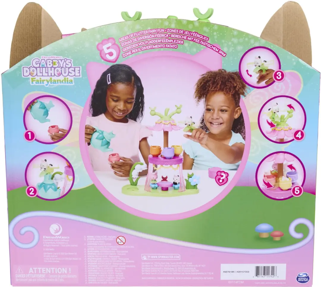 Spin Master Gabby's Dollhouse Fairylandia Tea Party - Meerkleurig - afbeelding 2 van 6