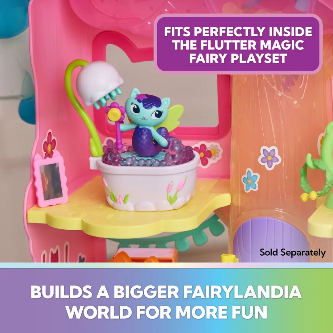 Spin Master Gabby's Dollhouse Fairylandia Mercat Badkamer - Meerkleurig - afbeelding 2 van 6