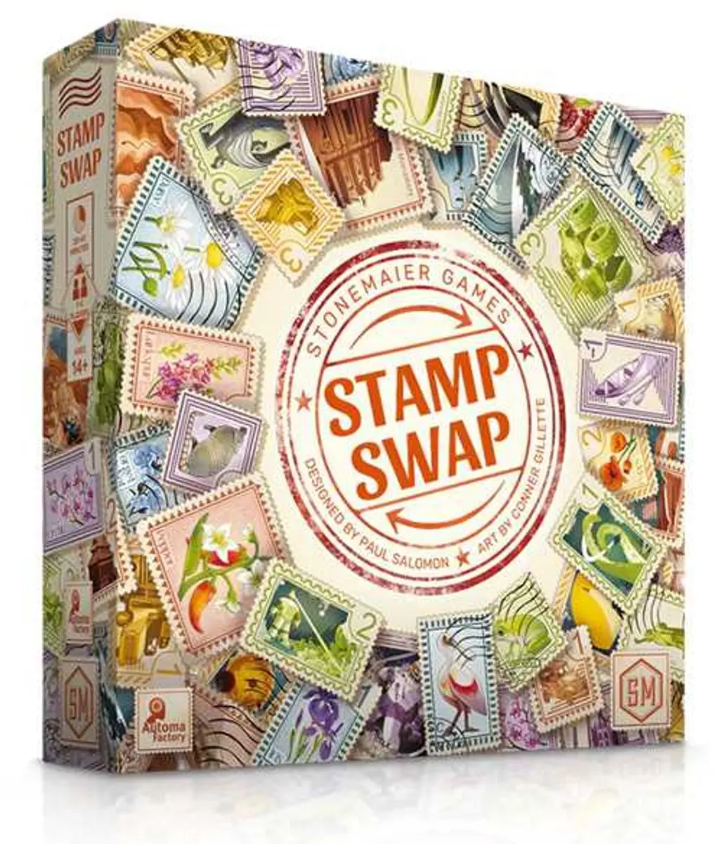 White Goblin Games Stamp Swap STM175 Bordspel