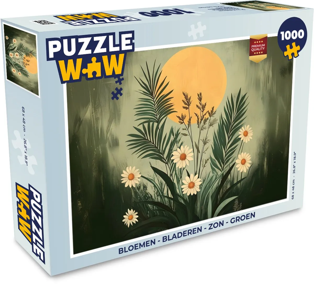 PuzzleWow Bloemen Legpuzzel 1000 Stuks