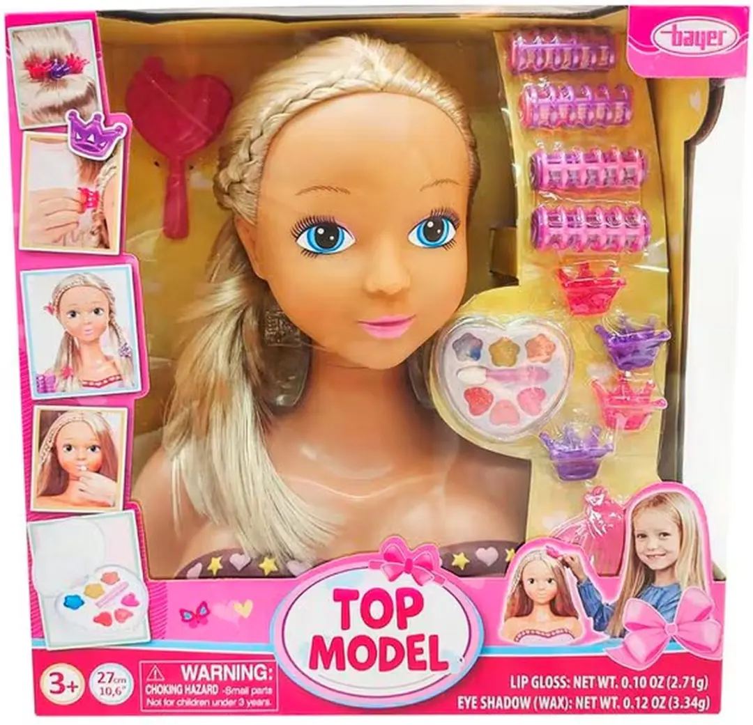 Bayer Topmodel Kapkop met Make-up