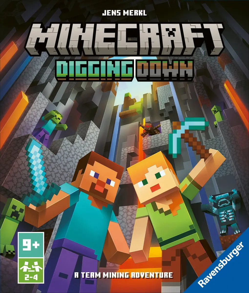 Ravensburger Minecraft Digging Down Bordspel - 2-4 Spelers